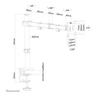 Neomounts FPMA-D550BLACK Tischhalterung für Flachbildschirme bis 32" - Schwarz