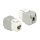 Keystone Modul RJ45 Buchse > LSA Cat.6 UTP weiß