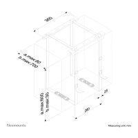 Neomounts CPU-D025BLACK Universelle PC-Halter 20KG