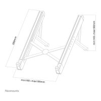 Neomounts NSLS010 Laptop-Ständer, faltbar, 5KG