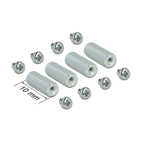 Befestigungsset M2.5 Abstandhalter 6-Kant Innen/Innen 10 mm für Raspberry Pi