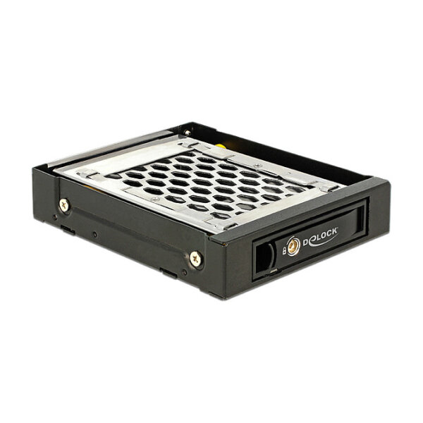 3.5? Wechselrahmen für 1 x 2.5? SATA / SAS HDD / SSD mit Vibrationsschutz