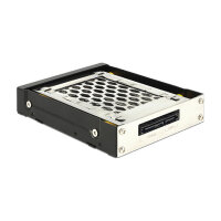 3.5? Wechselrahmen für 1 x 2.5? SATA / SAS HDD / SSD mit Vibrationsschutz