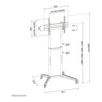 Neomounts Bodenständer für 37-70" Bildschirme 50KG FL50-540BL1 Schwarz