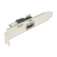 Slotblech 1 x eSATApd 5 V / 12 V