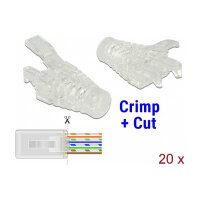 Knickschutz für RJ45 Crimp+Cut Stecker 20 Stück