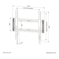Wandhalterung für 32-65" Bildschirme 60KG WL30-550BL14 Neomounts