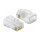 RJ45 Crimp+Cut+Curve Stecker Cat.6 UTP 20 Stück
