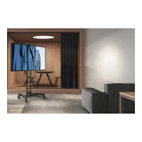 Neomounts NM-M1700BLACK mobiler Bodenständer für Flachbild-Fernseher bis 75" (191 cm).