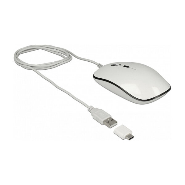 Optische 4-Tasten USB Typ-A + USB Type-C™ Desktop Maus