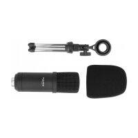 Professionelles USB Kondensator Mikrofon 24 Bit / 192 kHz für PC und Notebook