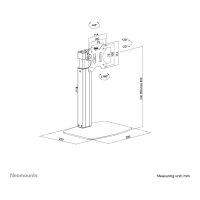 Neomounts FPMA-D865BLACK Tischhalterung für Flachbildschirme bis 32" (81 cm).