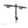 Neomounts FPMA-DCB100DBLACK Tischhalterung für zwei Flachbildschirme bis 27" (69 cm)