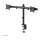 Neomounts FPMA-DCB100DBLACK Tischhalterung für zwei Flachbildschirme bis 27" (69 cm)