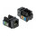 Keystone Modul RJ12 Buchse > LSA Cat.3 UTP schwarz