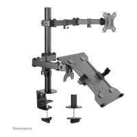 Neomounts FPMA-D550NOTEBOOK Tischhalterung für Notebooks und Flachbildschirme bis 32" - Schwarz