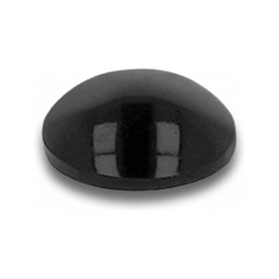 Gummifüße rund selbstklebend 6 x 2 mm 80 Stück schwarz