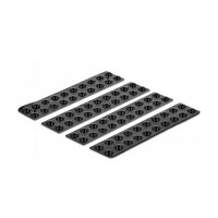 Gummifüße rund selbstklebend 6 x 2 mm 80 Stück schwarz