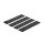 Gummifüße rund selbstklebend 6 x 2 mm 80 Stück schwarz