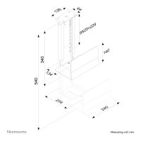Neomounts Universeller PC-Halter 30KG CPU-D200BLACK