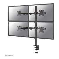 Neomounts FPMA-D550D4BLACK bewegliche Tischhalterung für 4 Bildschirme 13"-32" - Schwarz