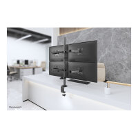 Neomounts FPMA-D550D4BLACK bewegliche Tischhalterung für 4 Bildschirme 13"-32" - Schwarz