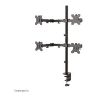 Neomounts FPMA-D550D4BLACK bewegliche Tischhalterung für 4 Bildschirme 13"-32" - Schwarz