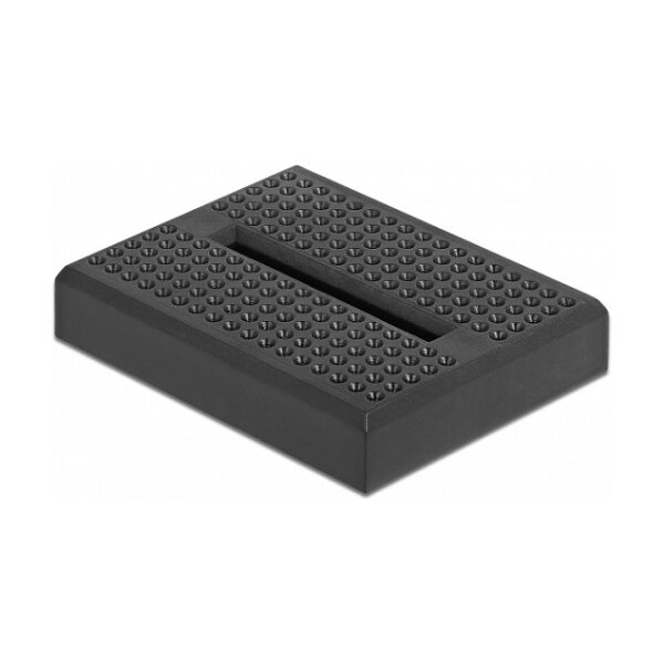 Experimentier-Mini Steckbrett 170 Kontakte schwarz