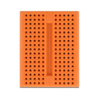 Experimentier-Mini Steckbrett 170 Kontakte orange