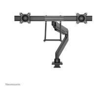 Neomounts Tischhalterung mit Tischhalterungsgriff für zwei Flachbildschirme bis 32" (81 cm) 8KG NM-D775DXBLACK Neomounts