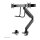 Neomounts Tischhalterung mit Tischhalterungsgriff für zwei Flachbildschirme bis 32" (81 cm) 8KG NM-D775DXBLACK Neomounts