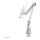 Universeller Tablet-Ständer 1KG TABLET-D100SILVER Neomounts