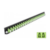 19? LWL Spleißbox Frontblende 24 Port LC Duplex...