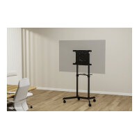 Mobiler Bodenständer für Flachbild-Fernseher bis 70" (178 cm) 70KG NS-M1250BLACK Neomounts