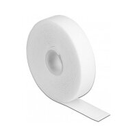 Klettband auf Rolle L 3 m x B 20 mm weiß