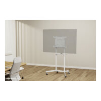 Neomounts NS-M1250WHITE Mobiler Bodenständer für Flachbild-Fernseher bis 70" (178 cm) 70KG