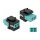 Keystone Modul LC Duplex Buchse zu LC Duplex Buchse aqua / schwarz