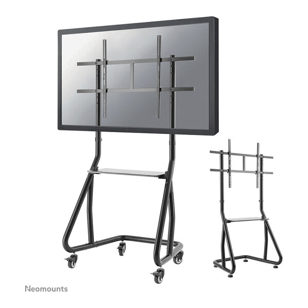 Mobiler Bodenständer für Flachbild-Fernseher bis 100" (254 cm) 100KG NS-M3800BLACK Neomounts