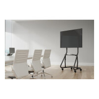 Mobiler Bodenständer für Flachbild-Fernseher bis 100" (254 cm) 100KG NS-M3800BLACK Neomounts