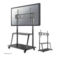Neomounts NS-M4000BLACK mobiler Bodenständer für Flachbild-Fernseher bis 105" (267 cm).