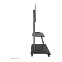 Neomounts NS-M4000BLACK mobiler Bodenständer für Flachbild-Fernseher bis 105" (267 cm).