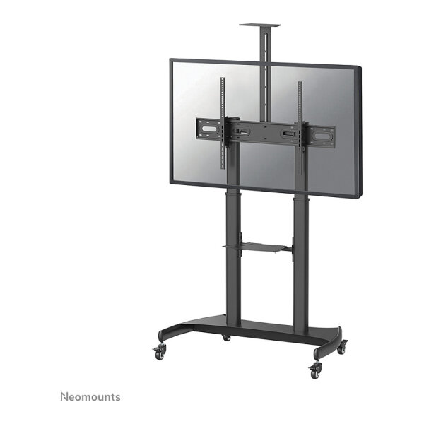 Neomounts PLASMA-M1950E mobiler Bodenständer für Flachbild-Fernseher bis 100" (254 cm). Höhenverstellbar - Schwarz