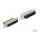 D-Sub HD 44 Pin Crimp Stecker, Metall, 2 Stück