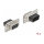 D-Sub 9 Pin Crimp Buchse, Metall, 4 Stück