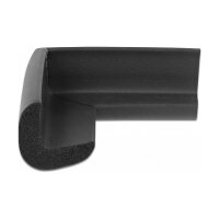 Schaumstoff Kantenschutz selbstklebend 56 x 56 x 22 mm schwarz