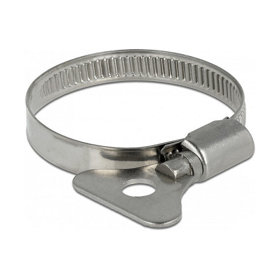 Schlauchschelle mit Flügelmutter 32 - 50 mm 10 Stück Metall