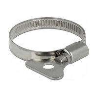 Schlauchschelle mit Flügelmutter 32 - 50 mm 10 Stück Metall