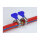 Schlauchschelle Edelstahl 400 SS mit Flügelmutter 10 - 16 mm 5 Stück blau