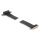 Riser Karte PCI Express x4 Stecker zu x4 Slot 90° gewinkelt mit Kabel 60 cm