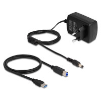 USB Dual Dockingstation für 2 x SATA HDD / SSD mit Klon- und Löschfunktion